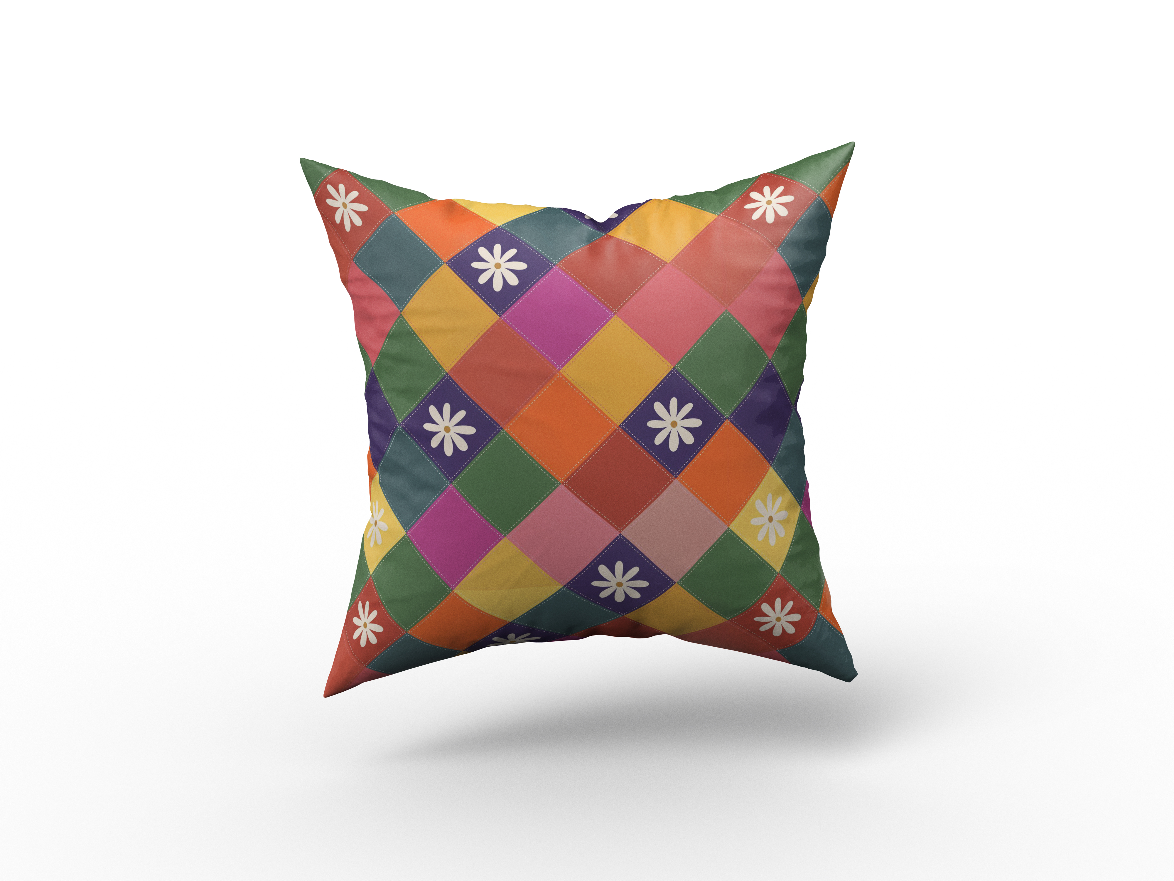 Festive Patchwork Daisy