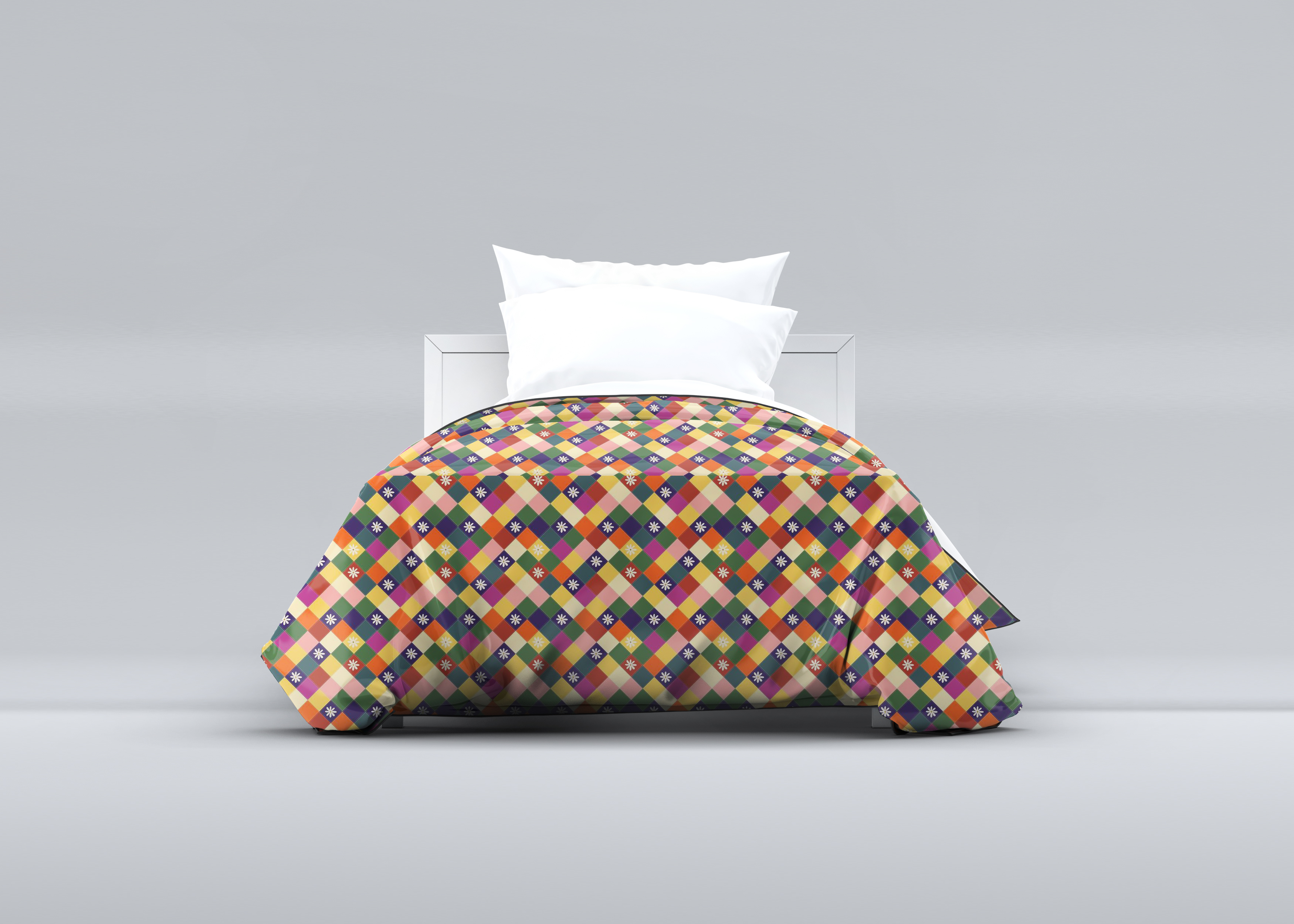 Cheerful Patchwork Daisy