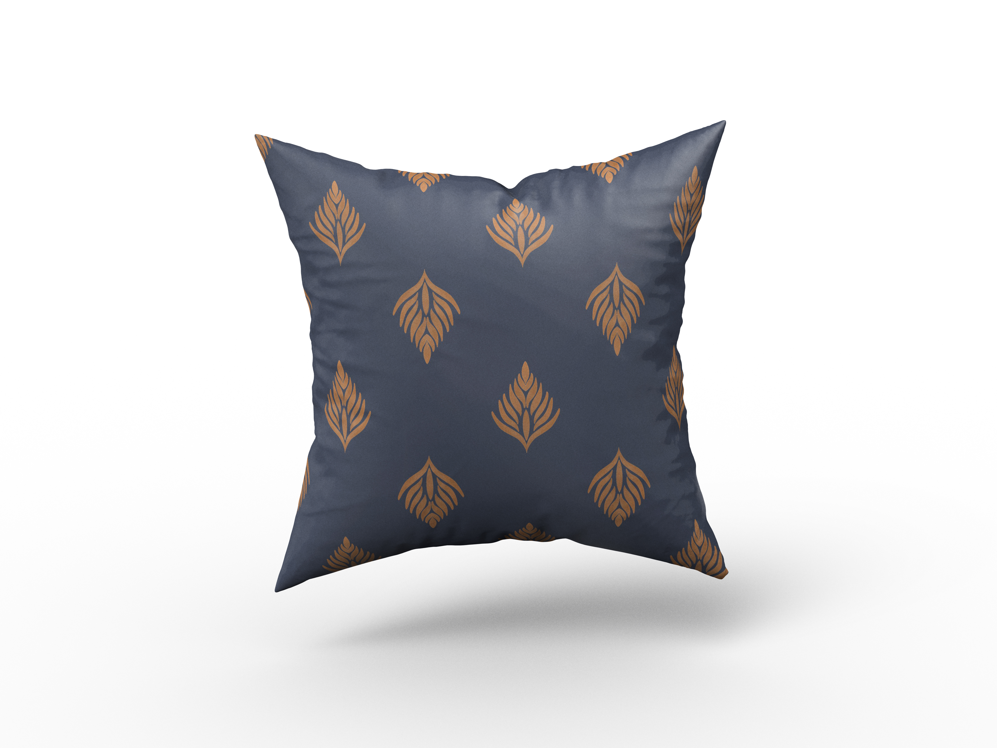 Royal Blue Ornamental Motif