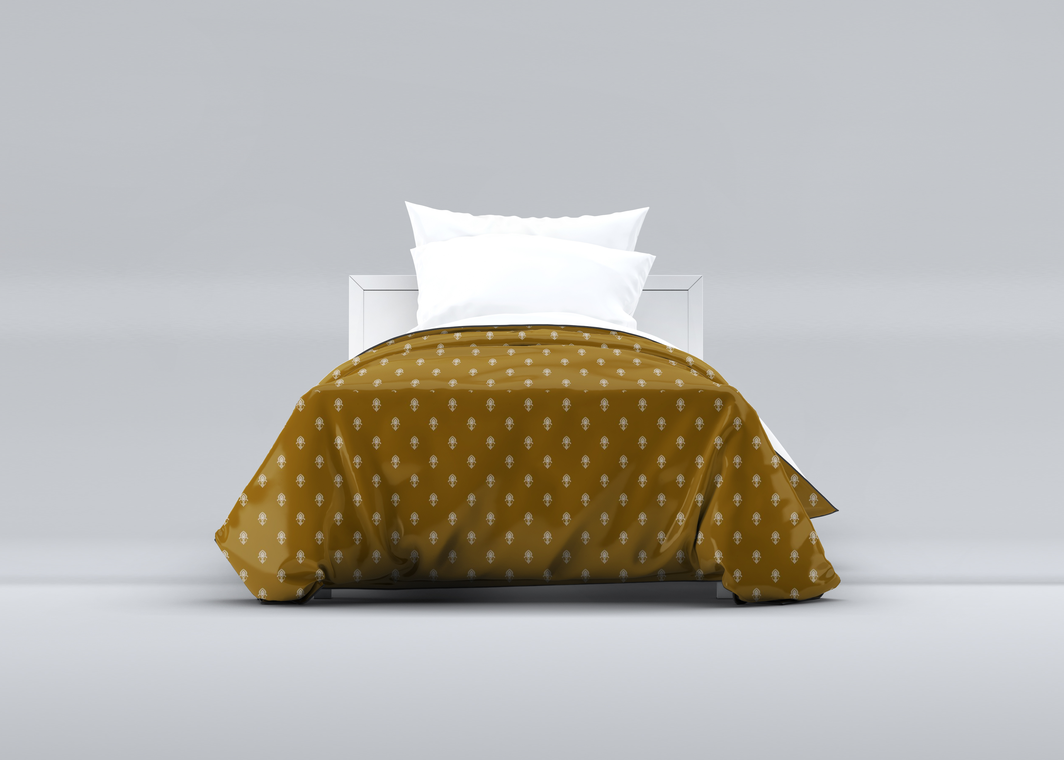 Mustard Classic Ajrakh Booti