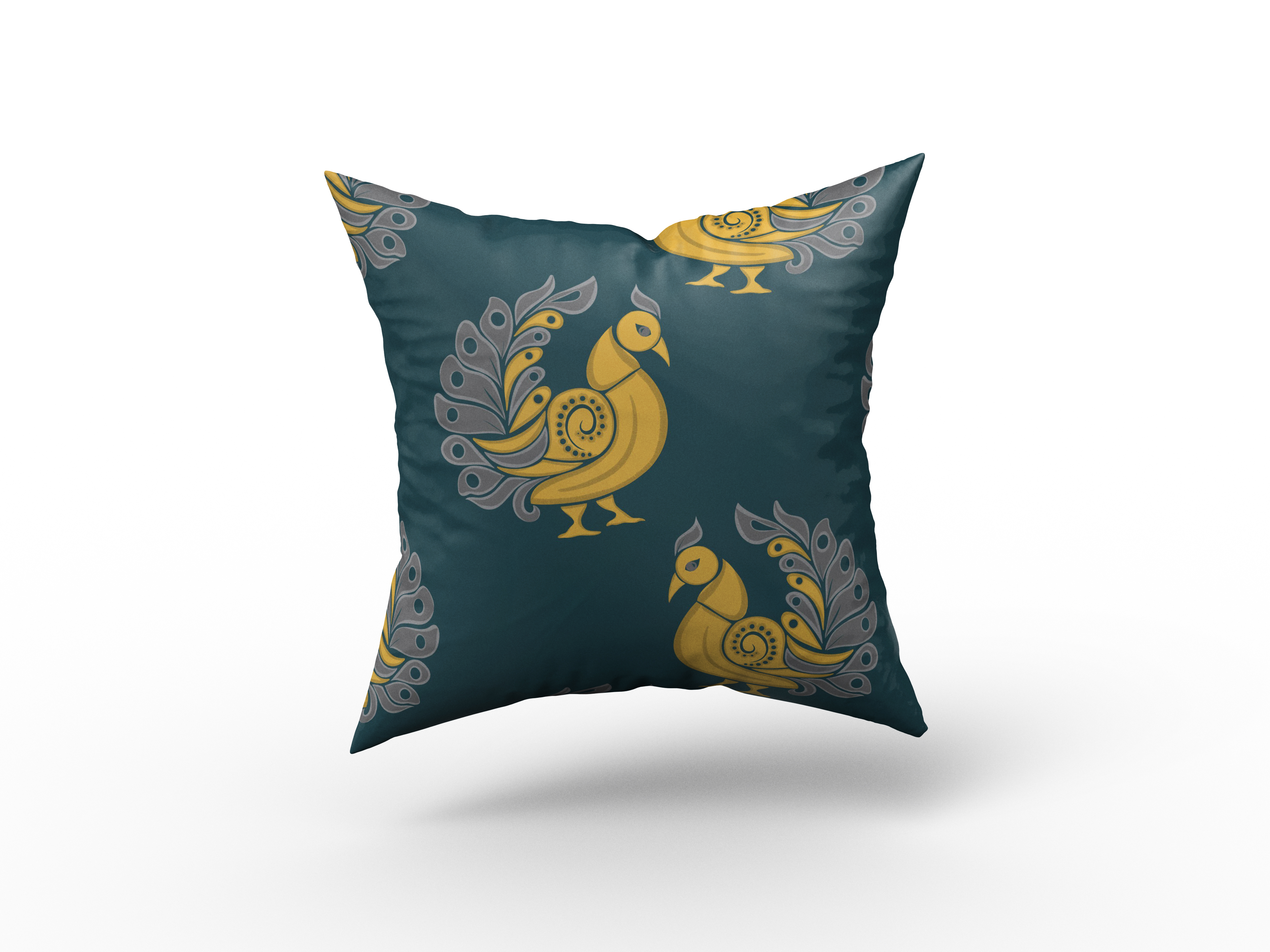 Stylized Peacock Motif